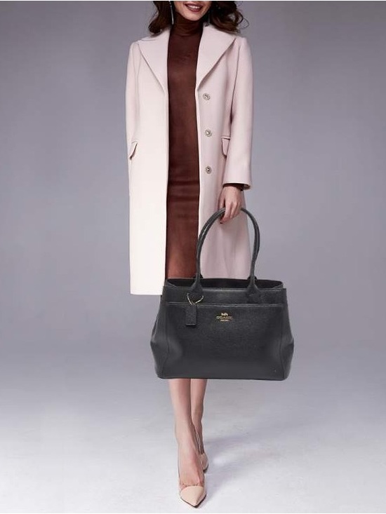 Coach Handbags - Coach Black Leather Casey Tote